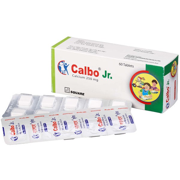 CALBO Jr. 250mg Tab. 